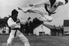 GM Davies flying side kick